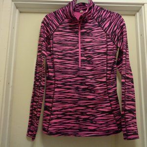 BARBIECORE SPORTSWEAR PINK & BLACK ANIMAL STRIPES JACKET M